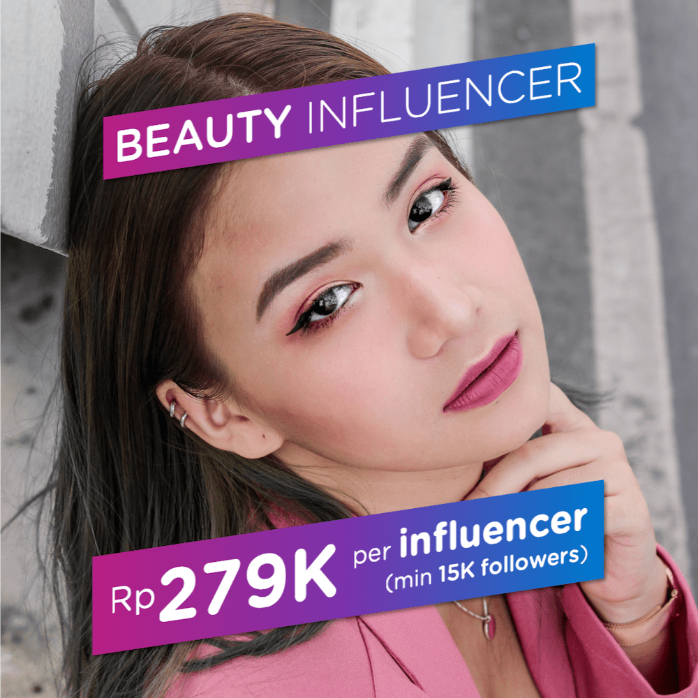 Paket Endorse Beauty Influencer (10 influencer min. 15K followers)
