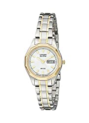 Citizen Women's Eco-Drive Sport Two-Tone Watch with Date, EW3144-51A