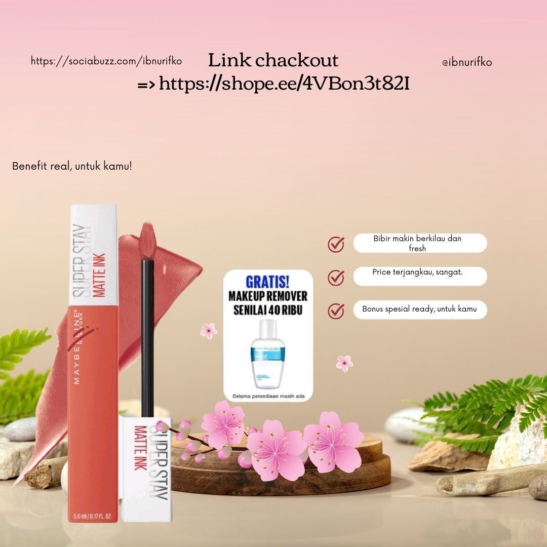 Maybelline SuperStay Matte Ink Liquid Lipstick MakeUp - 5Ml