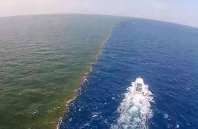 Bertemunya Air Tawar Dan Asin.