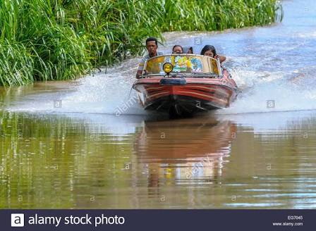 MATA AIR TAWAR WARNA BIRU SEIMANGGARIS