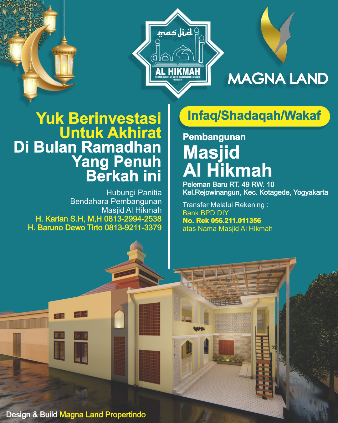 Siapa yang tidak ingin membangun rumah di Surga? Yuk berwakaf
