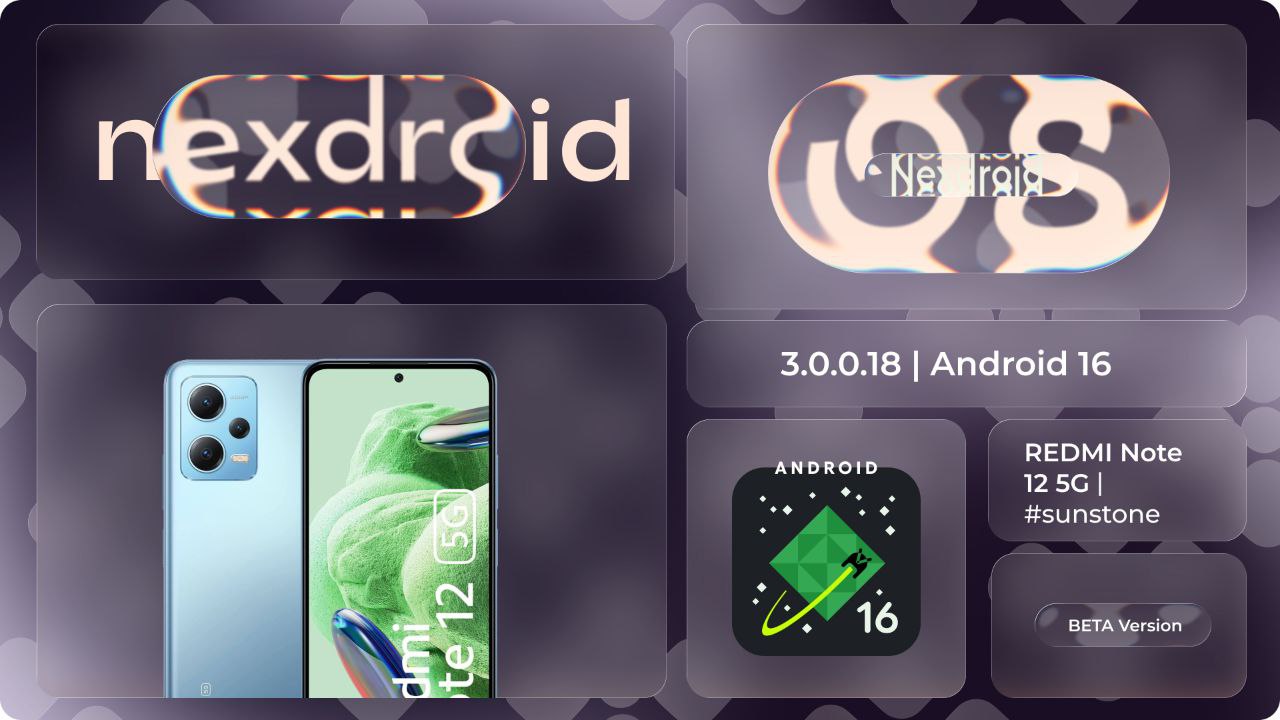 NexdroidOS3 | 3.0.18.0 | REDMI Note 12 5G