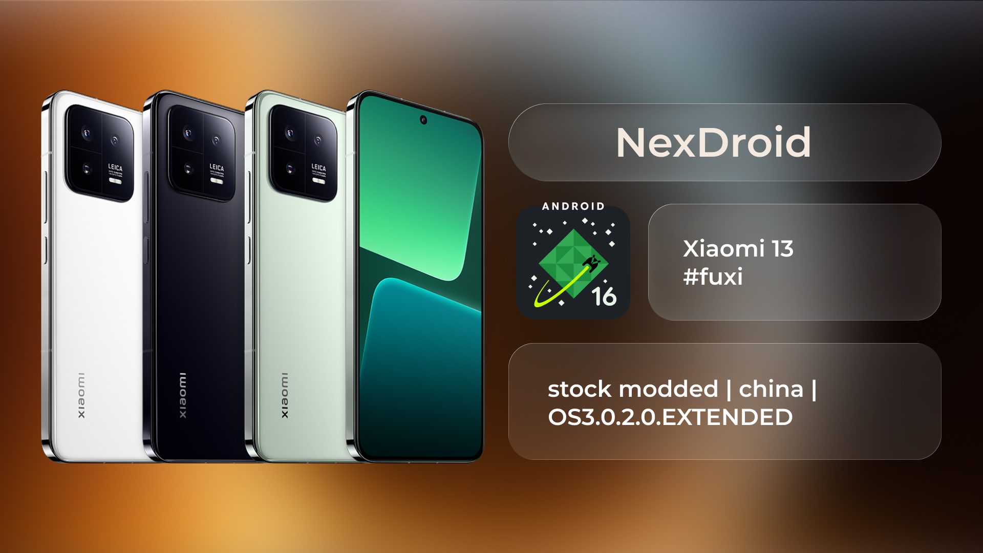 NexDroid [Extended] [v1.3] [OS3.0.2.0] Xiaomi 13