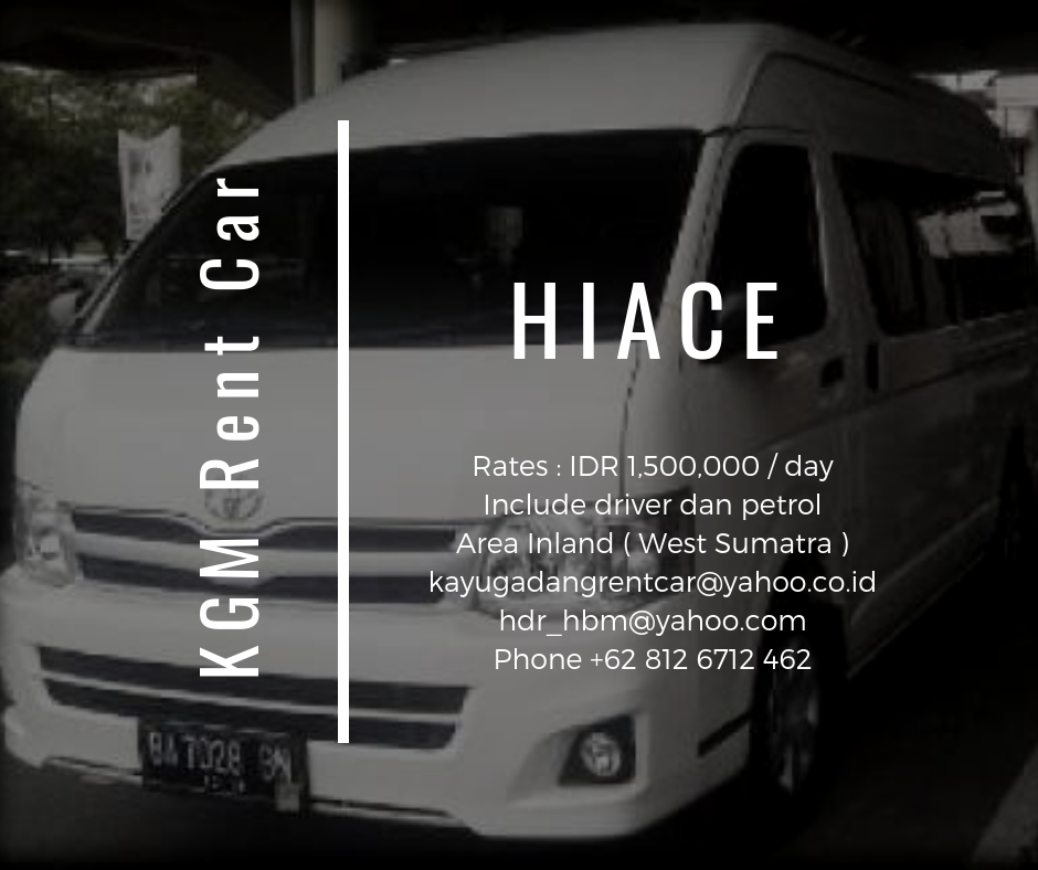 Harga Rental Mobil Padang Bukittinggi Sumbar Murah