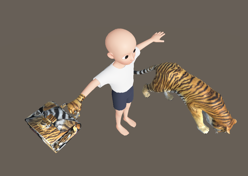 Link Download Sarung Tangan 3D Item File .zepeto (Tas + Macan)